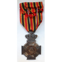 WW2 Belgium Military Decoration Loyal service with Chevron