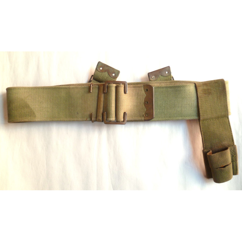 WW1 British 1908 Pattern Webbing Belt & Bayonet Frog