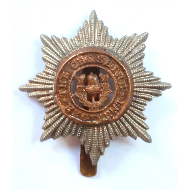WW2 The Cheshire Regiment Cap Badge - British Army