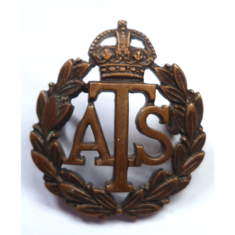 Auxiliary Territorial Service Officers Collar Badge ATS - British Army