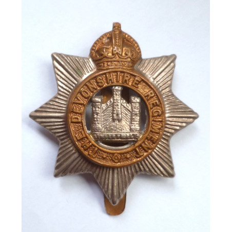 The Devonshire Regiment Cap Badge - British Army