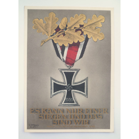 WW2 German Iron Cross Postcard EKII WW2 German Iron Cross Postcard EKII