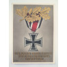 WW2 German Iron Cross Postcard EKII