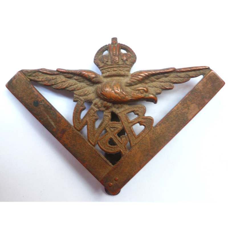 RAF Works & Buildings Cap Badge 1920's Royal Air Force