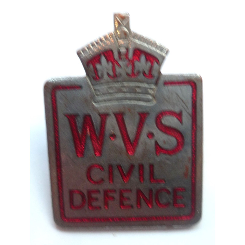 WW2 WVS Civil Defence Home Front Badge