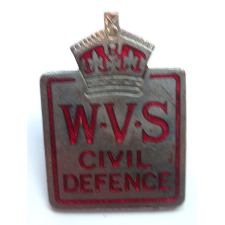WW2 WVS Civil Defence Home Front Badge WW2 WVS Civil Defence Home Front Badge