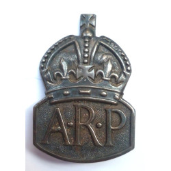 Air Raid Precautions Silver Badge ARP Pin Fitting