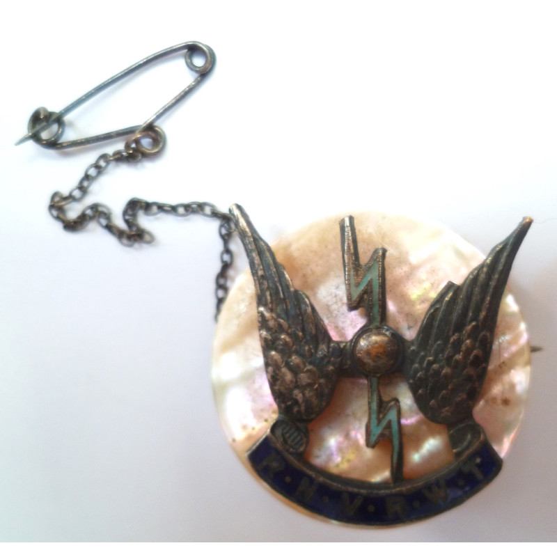 Royal Naval Volunteer Reserve Wireless Transmitter Sweetheart Brooch