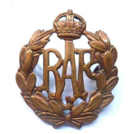 WW2 Royal Air Force Cap Badge - RAF British Military