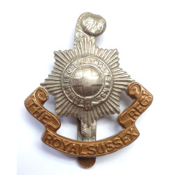 The Royal Sussex Regiment Cap Badge - British Army