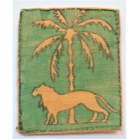 Singapore District Cloth Formation Sign Badge WW2