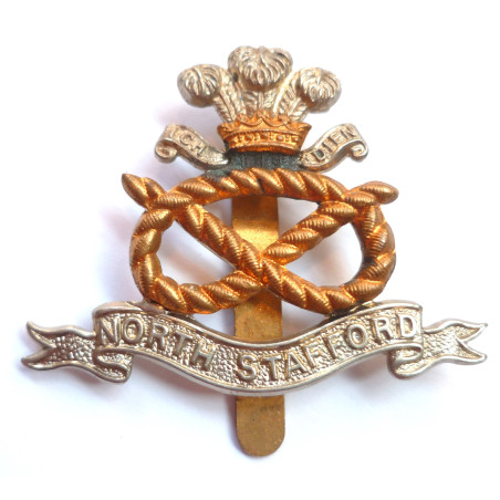 North Stafford Cap Badge - British Army Insignia
