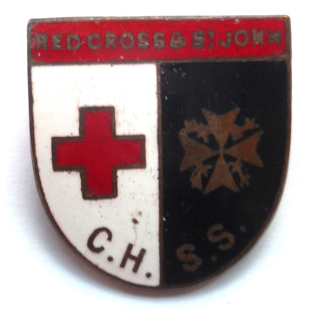 British Red Cross Society & Order of St John CHSS Badge British Red Cross Society & Order of St John CHSS Badge