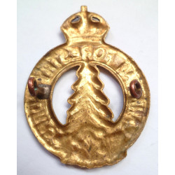 WW2 Canadian Forestry Corps Cap Badge - British Commonwealth Military Army
