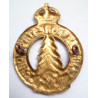WW2 Canadian Forestry Corps Cap Badge - British Commonwealth Military Army