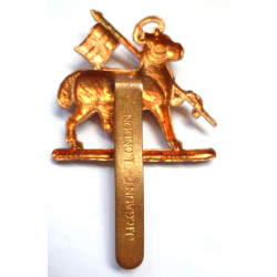 Queen's Royal West Surrey Regimental Cap/Beret Badge - British Commonwealth Military Army