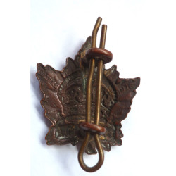 WW1 Canadian General Service Collar Badge - British Commonwealth Military Army