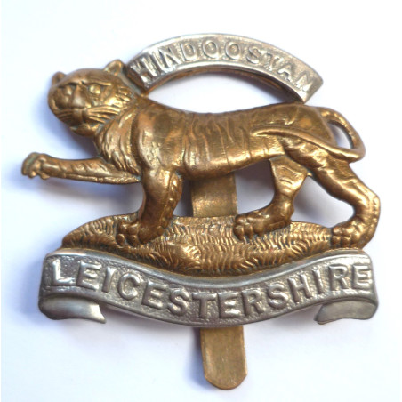 WW1 The Leicestershire Regiment Cap Badge - British Commonwealth Military Army WW1 The Leicestershire Regiment Cap Badge - British Commonwealth Military Army