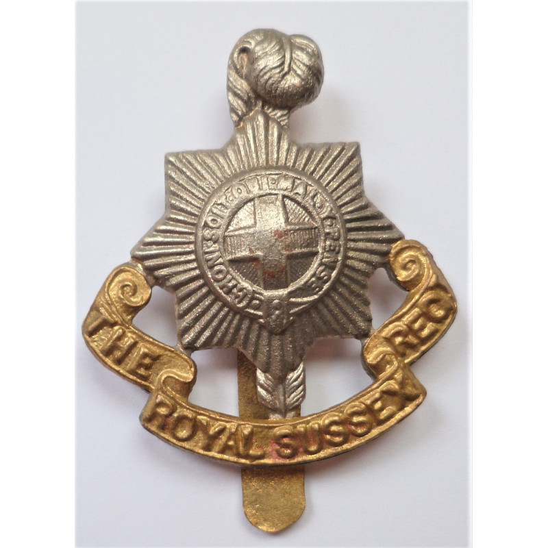The Royal Sussex Regiment Cap Badge British Army