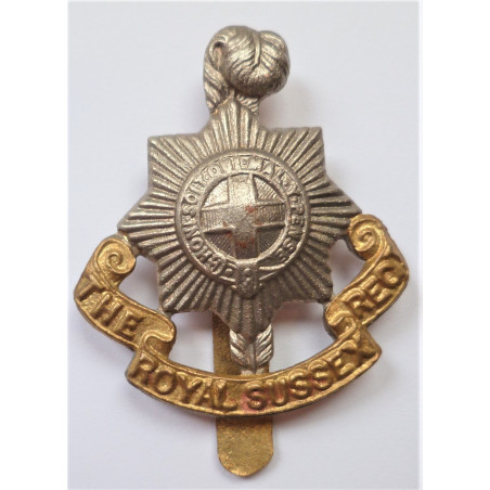 The Royal Sussex Regiment Cap Badge British Army