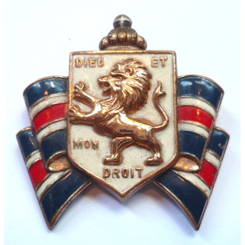 BWRS Bundles For Britain Official American War Workers Pin Badge