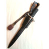 WW2 German Fire Service Bayonet with Frog and Knot