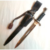 WW2 German Fire Service Bayonet with Frog and Knot