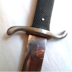 WW2 German Fire Service Bayonet with Frog and Knot