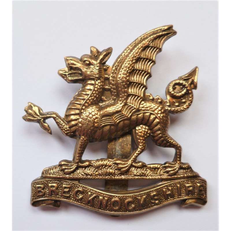 WW1 Brecknockshire Territorial Battalion South Wales Borderers Cap Badge British Army