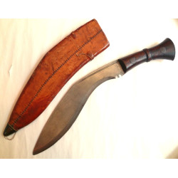 WW2 Military K44 Gurkha Kukri With Original Leather Scabbard