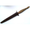 WW2 British Fairbairn Sykes 2nd Pattern Fighting Knife Etched Blade