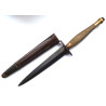 WW2 British Fairbairn Sykes 2nd Pattern Fighting Knife Etched Blade