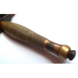WW2 British Fairbairn Sykes 2nd Pattern Fighting Knife Etched Blade