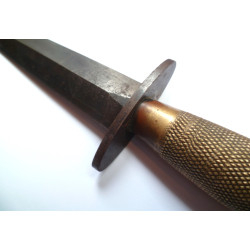 WW2 British Fairbairn Sykes 2nd Pattern Fighting Knife Etched Blade
