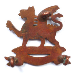 The Buffs East Kent Regiment Officers Bronze Collar Badge - British Military insignia