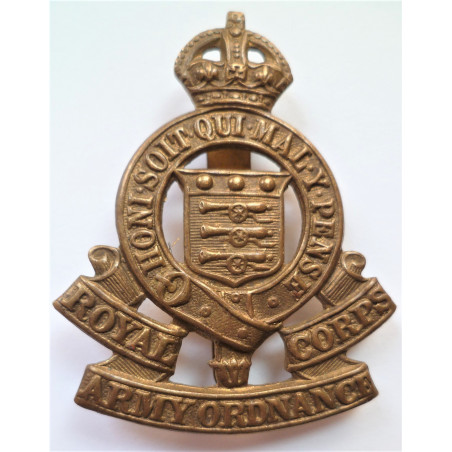 Royal Army Ordnance Corps RAOC Cap Badge