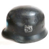 Scarce M34 Luftschutz Triple Decal Helmet - German Third Reich