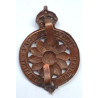 Princess Patricia's Canadian Light Infantry Officers Bronze Cap Badge - British Military insignia