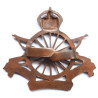 Army Cyclist Corps Officers Bronze Cap Badge - British Military insignia