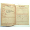 German Wehrpass and Documents Motorized Artillery Battery