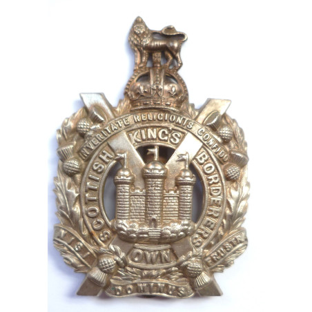 King's Own Scottish Borderers Pagri Badge- British Military insignia King's Own Scottish Borderers Pagri Badge- British Military insignia