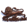 The King's Own Lancaster Regiment Officers Bronze Cap Badge - British Military insignia