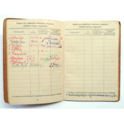 German Soldbuch - Marine Artillery - Kriegsmarine Kurt Ludwig