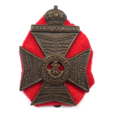The King's Own Rifle Corps Cap Badge - British Army Insignia The King's Own Rifle Corps Cap Badge - British Army Insignia