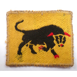 WW2 11th Armoured Division Cloth Formation Sign - British Insignia