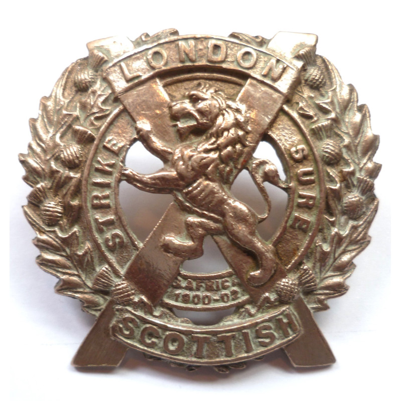 London Scottish Cap/Glengarry Badge - British Army Insignia