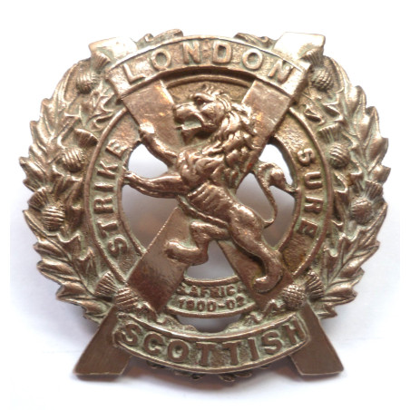 London Scottish Cap/Glengarry Badge - British Army Insignia London Scottish Cap/Glengarry Badge - British Army Insignia