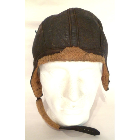 WW2 US Army Air Corps B-6 Leather Sheepskin Flying Helmet WW2 US Army Air Corps B-6 Leather Sheepskin Flying Helmet