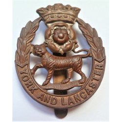 York and Lancaster Cap Badge WW2