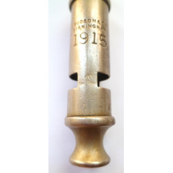 British Army WW1 Whistle 1915 Dated